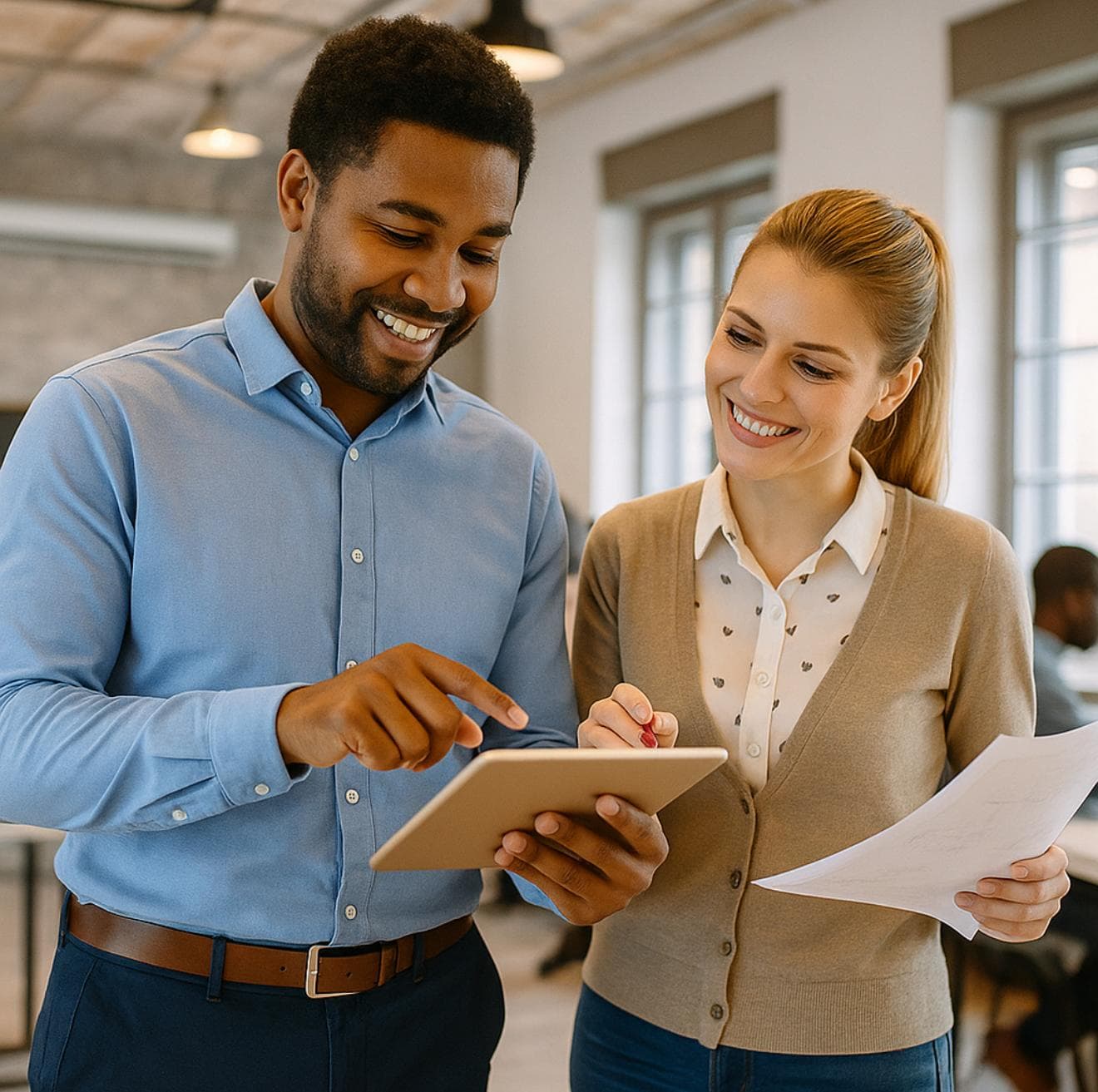 Modern office building